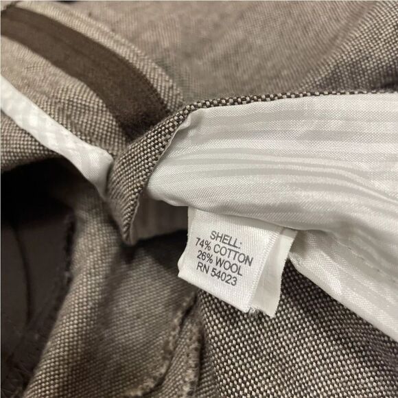 BANANA REPUBLIC Wool Dress Pants Women 10 Martin Brown Preppy Academia Office 10 - Picture 8 of 16